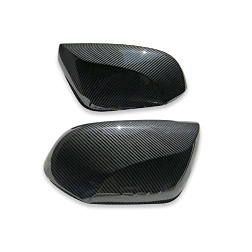 FUKUARE プリウス 50系 プリウス PHV カムリ 70系 CHR C-HR ZYX10 NGX50 カムリ 10代目 XV70系 ドアミラー サイドミラーカバー (ブラックカーボン調)