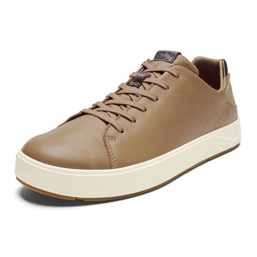 OLUKAI Lae'ahi Li 'ILI Men's Waterproof Leather Sneaker, Versatile & Casual Everyday Shoe, All-Day...
