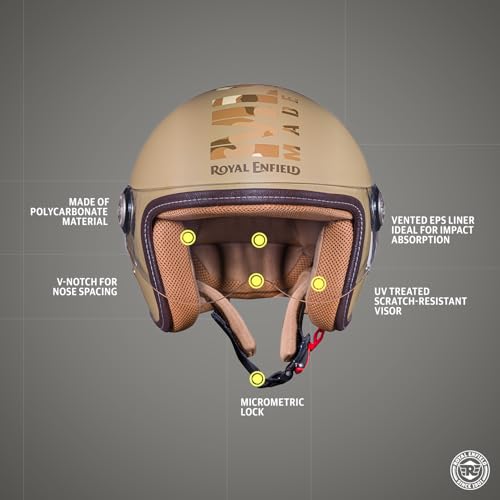 Image of Royal Enfield Chopper Open Face MLG Helmet