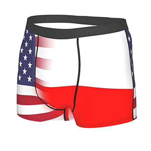 Flag of Liberia Mens Boxer Briefs Underwear Breathable Stretch Boxer Trunk with Pouch for Men, Youth2