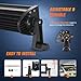 Nilight - 18017C-A LED Light Bar 32Inch 378W Triple Row 37800LM Flood Spot Combo LED Bar Driving Lights Super Bright LED Off Road Lights for Trucks Trucks Jeep UTV ATV Boat,2 Years Warranty