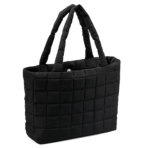 Bolso Tote Acolchado Ligero para Mujer miniatura 1