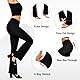 SINOPHANT Flared Yogahose Damen Leggings High Waist Schlaghose Blickdicht Leggins Bootcut Jogginghose with Taschen schwarz XL