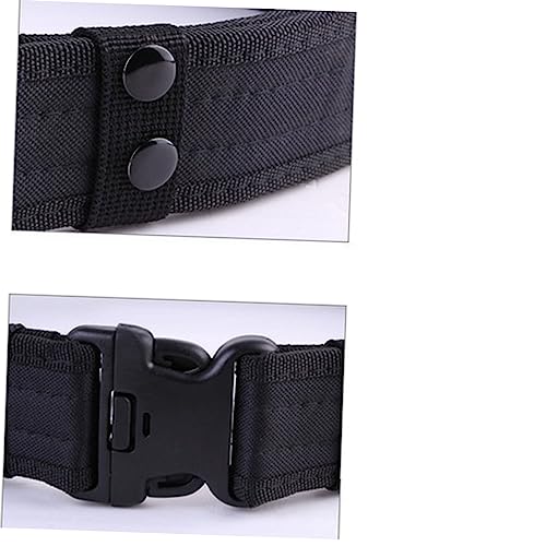 Men's Oxford Cloth Belt with Quick Release Buckle Stylish Waistband for Outdoor Sports and Mountain Climbing Black Color present for Adventure Lovers2