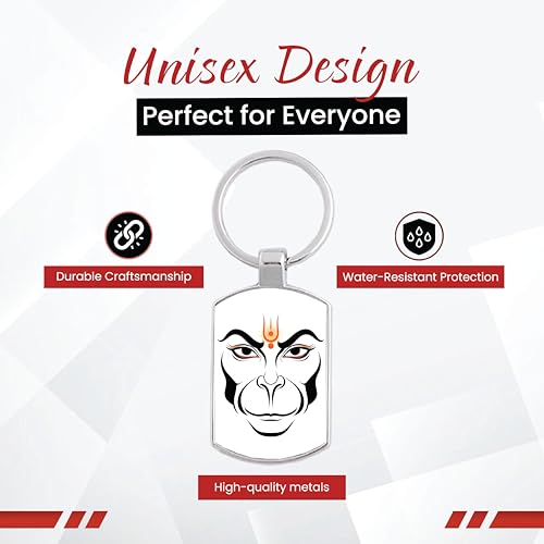 Image of Stylish Metal Keychains with Permanent Glossy Print - Inspirational Quotes & Spiritual Designs - Perfect Key chains for loved ones, Personal Use, Gifts & Return Gifts