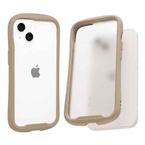 iFace Reflection Frost iPhone 13 �P�[�X �t���X�g�N���A �����K���X (�t���X�g/�x�[�W��)�y�w�䂪�ڗ����ɂ��� ���ϖh�~ ����K���X ������ �܂�K���X �A�C�t�F�C�X �A�C�t�H��13 iphone13 �p �J�o�[ �ϏՌ� 