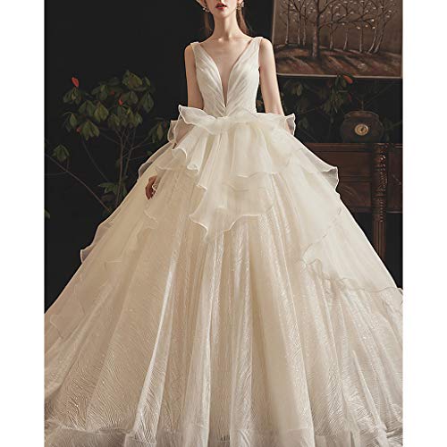 Vivianu 6 Hoop - Suelo largo de malla para mujer