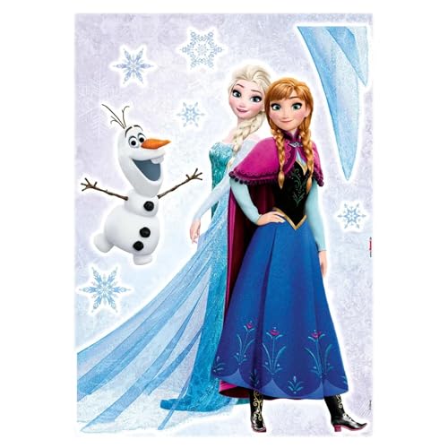 Komar 14046h Deco-Sticker Frozen Sisters, Bunt, 50 x 70 cm