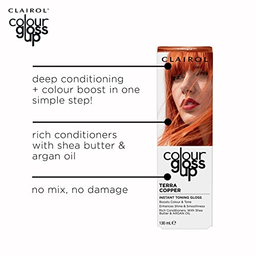 Clairol Colour Gloss Up Conditioner, Terra Copper, 130ml - Image 5