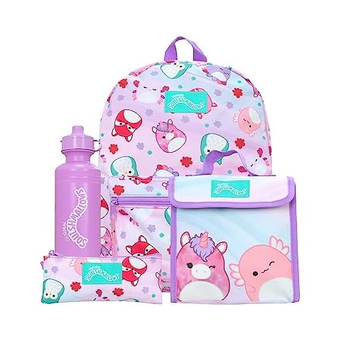 Squishmallows 4-Piece School Bag Set Cover