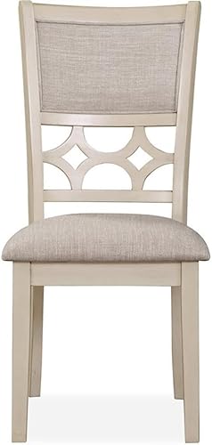 Miniatura 8 de New Classic Furniture Mitchell - Juego de comedor de 5 piezas con 1 mesa y 4 sillas, beige y marrón Beige y marrón,marrón