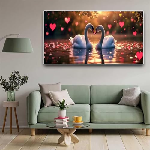 DIY diamonds strass grand format 40x80cm pour décoration murale salon