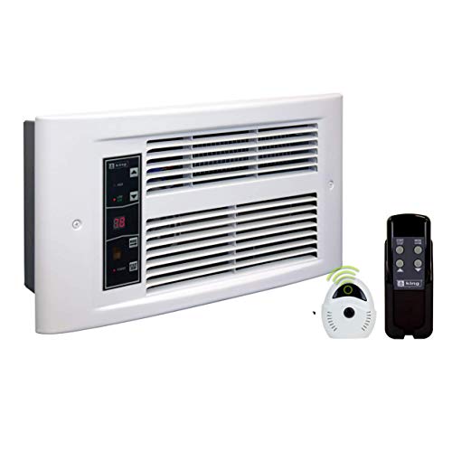 KING PX1215-ECO-WD-R PX ECO2S 2-Stage Electric Wall Heater, 1500W   120V, White Dove