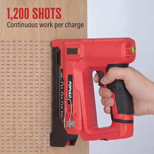 POPULO 4-in-1 Cordless Electric Staple Gun