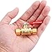 Litorange 1 Pack Lead-Free Brass Mini Ball Valve Shut Off Switch, 1/4 inch Compression by 1/4 Compression Fitting