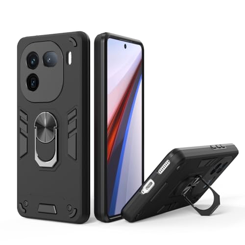 Image of NDCOM for iQOO 12 Back Cover Premium | Sleek iQOO 12 Back Cover | Stylish iQOO 12 Case | Protective Case for iQOO 12 | Ring Holder Case