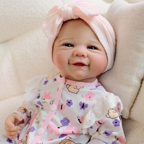 Muñeca Reborn Angelbaby Silicone 19 Pulgadas Realista miniatura 4