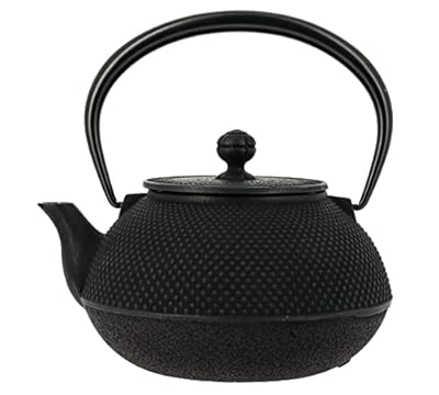 Iwachu Nambu Tekki Terera de Hierro colado Japonés Arare, Negra, 1200 ml | Ya disponible en tu tienda friki favorita! En mundofriki.es!