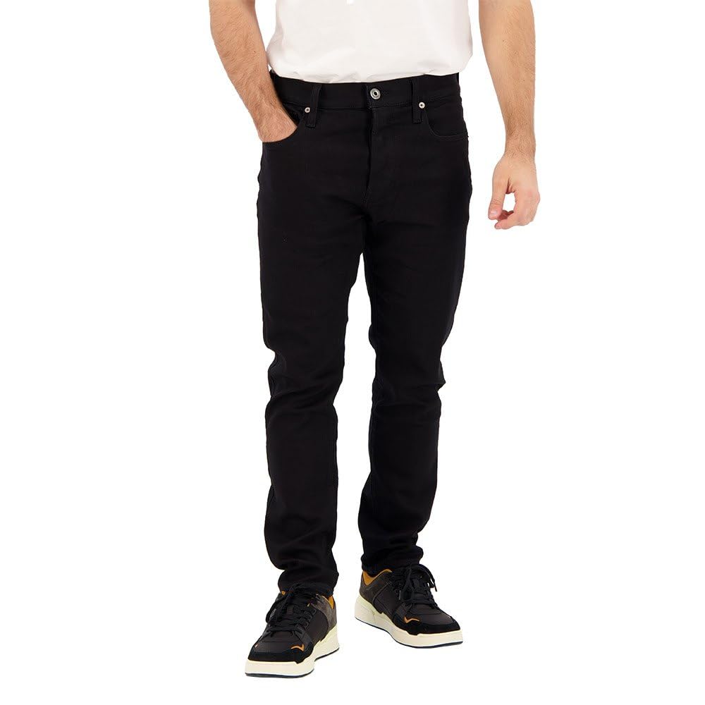 G-Star Men's 3301 Slim Jeans, Black (pitch black 51001-B964-A810), 31W / 30L