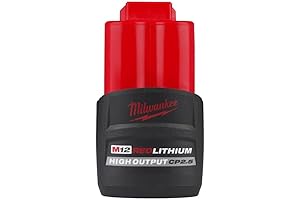 12V Milwaukee High Output CP 2.5Ah Lithium-Ion Battery