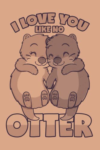 I Love You Like No Otter: Dot Grid Journal Notebook (6x9 inches) with 120 Pages image 2