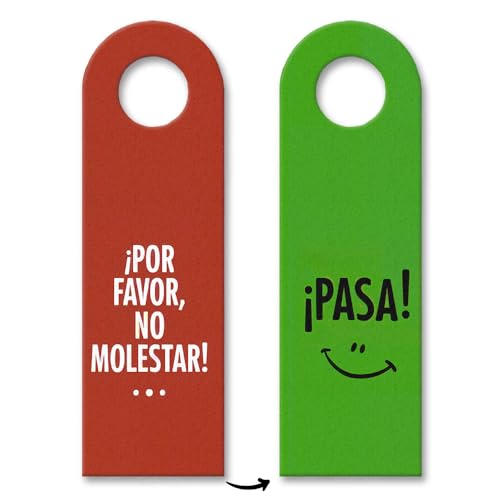 ¡Por favor, no molestar! ¡Pasa! colgador de puerta - Decoración dormitorio u oficina original