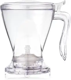 Moncloa Chaleira com Infusor de Chá 530ml, Bule de Café e Chá, Coador de Café Individual Inox, Resistente a Quedas, Design Premium e Transparente, Prepara 4 Xícaras, Microondas e Lava-Louças