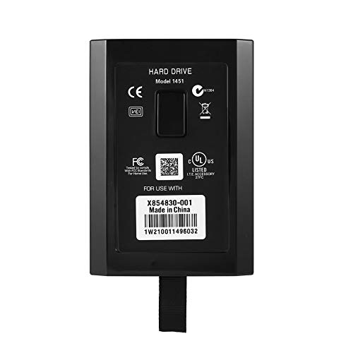 Feketeuki Disco Duro de Consola de Juegos para Xbox 360 Slim Disco...