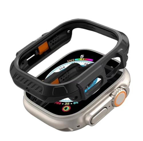 Caja de reloj Apple Watch Ultra 2 49mm protector premium de carbono BIK