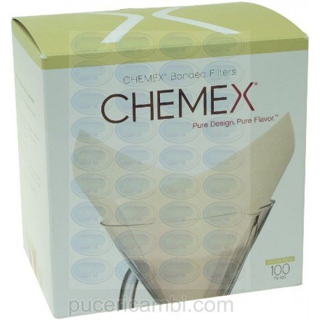 Lot de 100 filtres pour Chemex 1235044 Cover