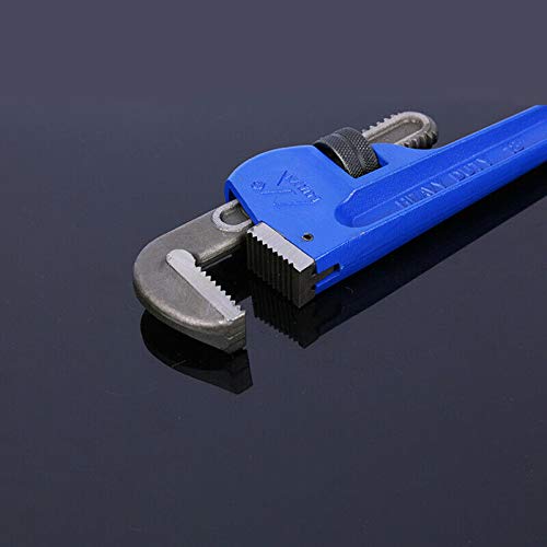 Rohrzange, 45,7 cm, Sanitärschlüssel, robust, verstellbar, Schaltaffenschlüssel, Werkzeug, metrisch, für Heimwerker-Reparaturen und Sanitärarbeiten (maximale Klemmung: 100 mm)