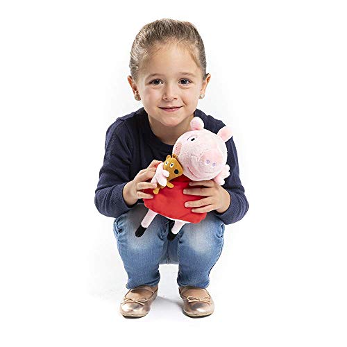 Peppa Pig Bandai 84255 - Peluche con Voce, 24 cm