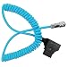 KONDOR BLUE 20" Coiled D-Tap to BMPCC 6K/4K Weipu Power Cable for Blackmagic Pocket Cinema Camera 4K Gold Mount V Mount Battery P TAP