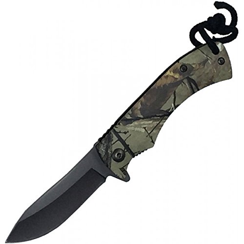ABKTTac 027XT Realtree Xtra Linerlock Assisted Opening 3 3/8" closed
