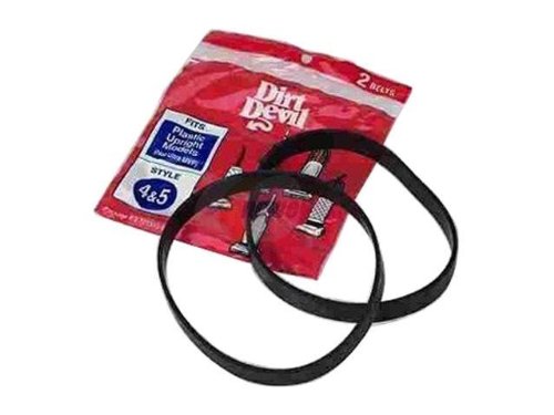 Courroies Dirt Devil Style 4-5 (lot de 2) pour un entretien facile et rapide de vos tapis