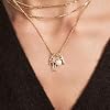 Gelin 14k Solid Gold Cross Charm Pendant for Women