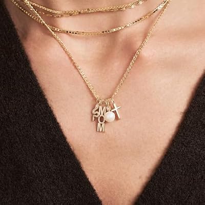 Gelin 14k Solid Gold Cross Charm Pendant for Women