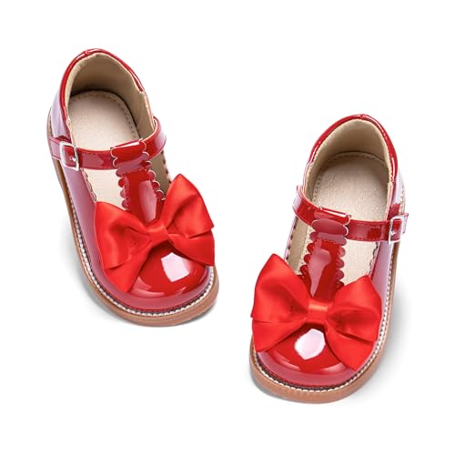 Image of Otter MOMO Toddler /Little Girls Mary Jane Slip-on School Uniform Party Dress Shoes