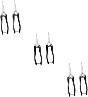 GANAZONO Tesoura De Poda De Jardim 6 Peças Tesoura De Poda Manual Aparador De Arbustos Tesoura Para Aparar Plantas Ferramenta Manual Para Jardinagem Stripper Resistente