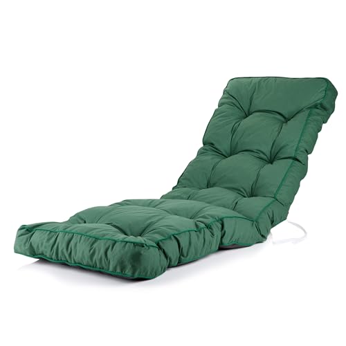 Alfresia Relaxer Replacement Cushion – Garden Relaxer Chair Cushion, Classic Style, Tightly Packed Crumb Foam Filling, Use Chairs and Outdoor Furniture, Choice of Colour (Green)