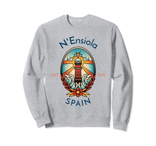 Leuchtturm von N'Ensiola Spanien Sweatshirt