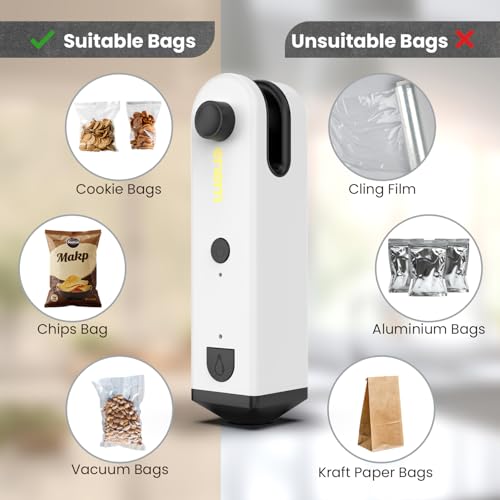 Image of Enem 4-in-1 Mini Sealing Machine for Food Packets, with Cutter, Torch, Bottle Opener, Magnet, Full Customer Support from Enem, Portable Mini Sealing Machine, Packet Sealer Machine