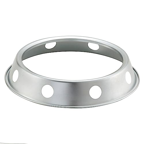 Winco Zinc Plated Wok Ring Stand, 8-Inch,Steel,Medium