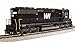 Broadway Limited 4288 EMD SD45, N&W #1803, Black & White, Paragon4 Sound/DC/DCC, HO (High Hood)