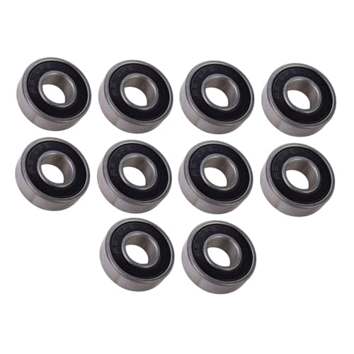 TXRRZMI (10 Each) R6-2Rs Sealed Radial Ball Bearing 3/8 Id X 7/8 OD X 9/32 Wide R6Ppd-7R6 ER2SRBB38IX78OX93WSR62R, Direct Replacement
