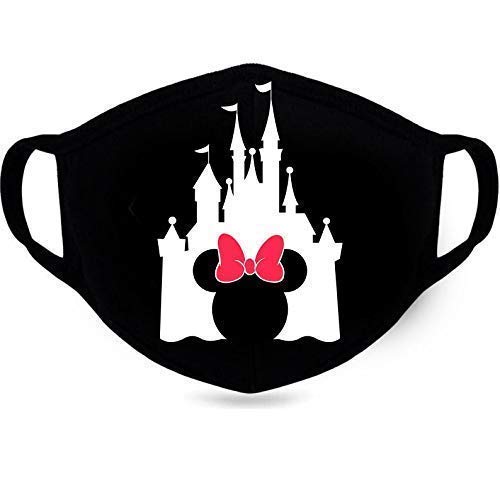 Mickey Minnie Reusable Washable Face Mask For Kids Adults Vacation Mouth Covering