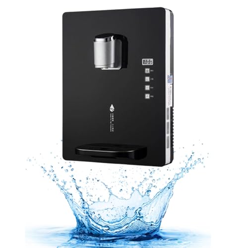 Dispensador de agua de pared con bloqueo electrónico para niños, pantalla táctil inteligente, 2200 W de potencia, capacidad de calentamiento de 30 l/h y ajuste de varias velocidades para uso doméstico