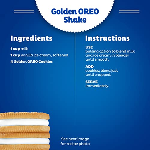 Image of OREO Double Stuf Golden Sandwich Cookies, Family Size, 20 oz