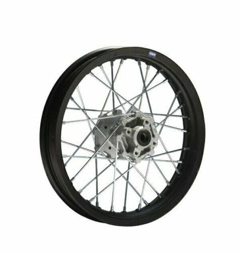 HMParts Alu Felge 14 Zoll vorne Eloxiert Typ 2 Geeignet für fast alle Modelle mit 12 mm Achse Dirt Bike, Pit Bike, XMOTOS, MotoCross (Grün
