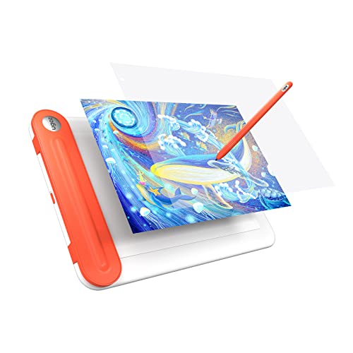 UGEE Q8W Drawing Tablet, 8.5 inch Bluetooth 5.0 Drawing Pad Large Active Area,Graphics Tablet with...
